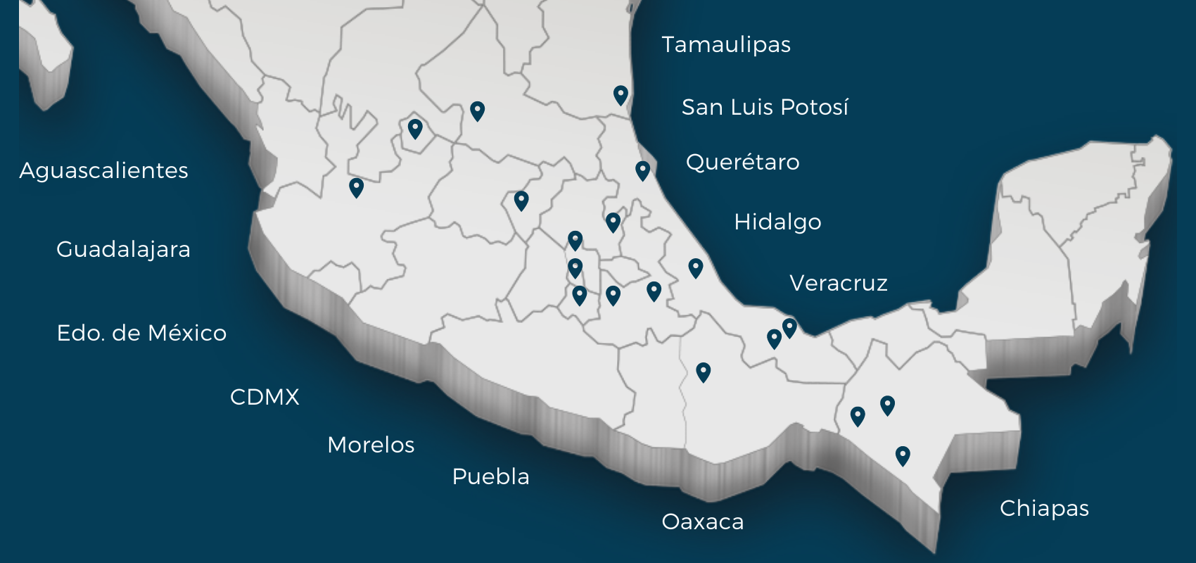 Sucursales Tae Global Foods en México